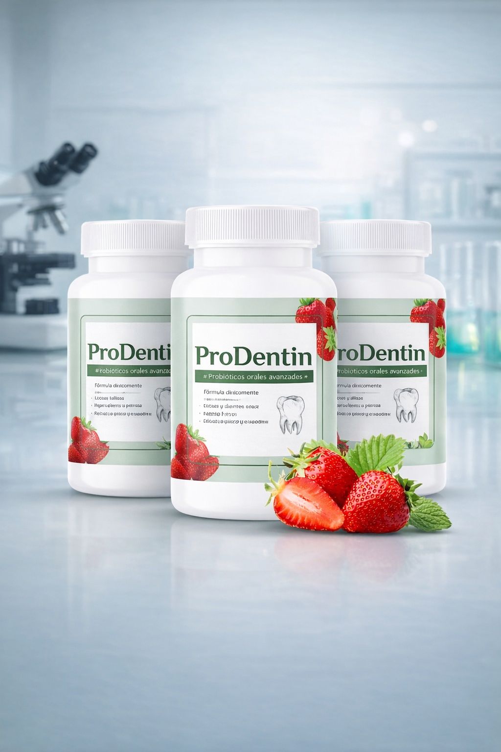 ProDentim oral probiotic supplement bottles